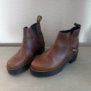 Dr. Martens Women's Rometty brown chelsea boots